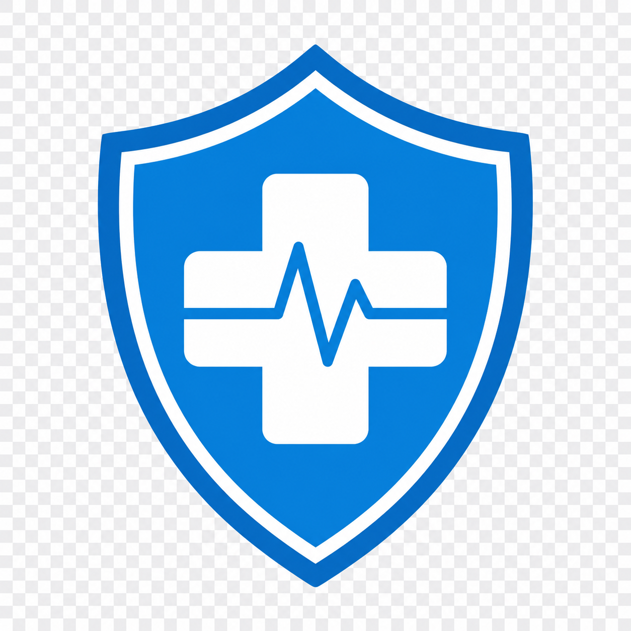 Health Icon with Leaf and Pill Elements